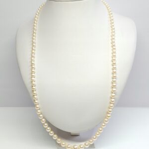 Naszyjnik - Perły hodowane Akoya złote zapięcie złoto pr. 0,750 obw. 50,5cm