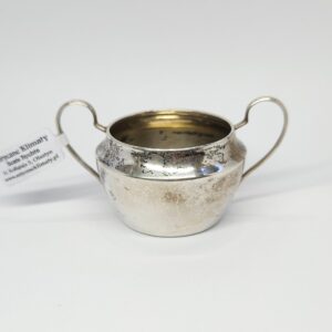 Srebrna miseczka, przyprawnik, cukiernica srebro 0,835 gładka